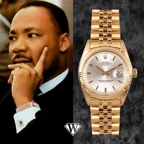 martin luther king jr rolex|martin luther king gold datejust.